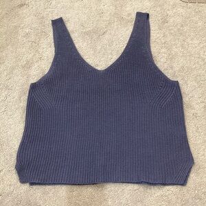 Gentle Fawn Blue Knit Tank Top